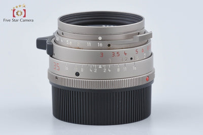 【中古】Leica ライカ SUMMILUX-M 35mm f/1.4 M6 チタン