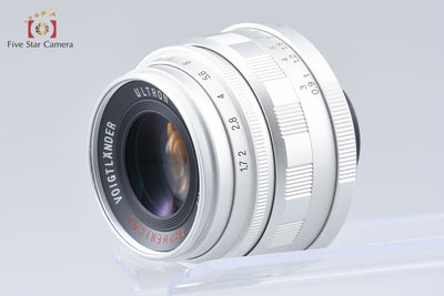 【中古】Voigtlander フォクトレンダー ULTRON 35mm f/1.7 Aspherical シルバー L39 ライカスクリューマウント