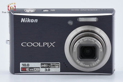 【中古】Nikon ニコン COOLPIX S610 オーシャンブラック コンパクトデジタルカメラ