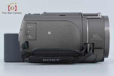 [Used] SONY HANDYCAM FDR-AX40 Bronze Brown Video Camera with Original Box