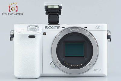 Used SONY Sony α6000 ILCE-6000 Double Zoom Lens Kit White, Low Shutter Count