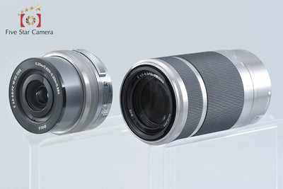 Used SONY Sony α6000 ILCE-6000 Double Zoom Lens Kit White, Low Shutter Count