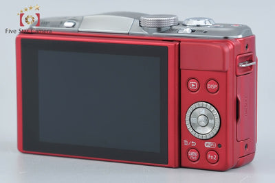 [Used] Panasonic LUMIX DMC-GF6 Double Zoom Lens Kit Red, Low Shutter Count, With Original Box