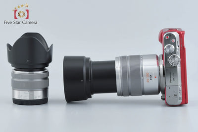 [Used] Panasonic LUMIX DMC-GF6 Double Zoom Lens Kit Red, Low Shutter Count, With Original Box