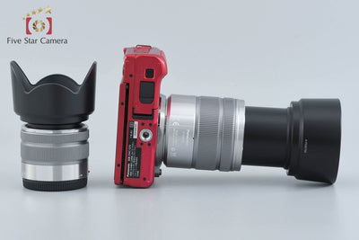 [Used] Panasonic LUMIX DMC-GF6 Double Zoom Lens Kit Red, Low Shutter Count, With Original Box