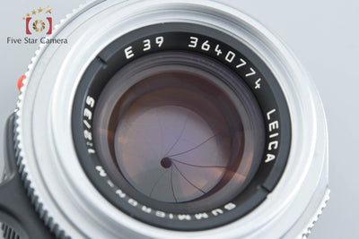 [Used] Leica Summicron-M 35mm f/2 E39 4th Generation 7-Element Silver