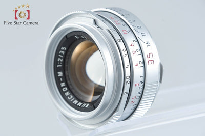 [Used] Leica Summicron-M 35mm f/2 E39 4th Generation 7-Element Silver