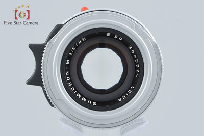 [Used] Leica Summicron-M 35mm f/2 E39 4th Generation 7-Element Silver