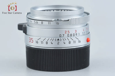 [Used] Leica Summicron-M 35mm f/2 E39 4th Generation 7-Element Silver