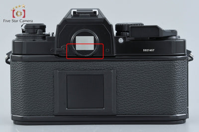 [Used] Nikon FA Black Film SLR Camera