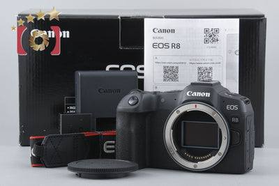 【中古】Canon キヤノン EOS R8 ミラーレス一眼カメラ シャッター回数僅少 元箱付き