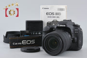 [Used] Canon EOS 80D EF-S 18-135mm IS USM Lens Kit, Low Shutter Count