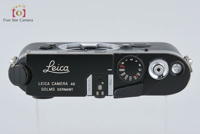 Used: Leica M6 TTL 0.72 LHSA Black Paint Rangefinder Film Camera