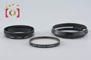 [Used] Leica Lens Hood 12504 for Summilux 35mm f/1.4, Summicron 35mm f/2 + 7 UVa Lens Filter