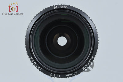 [Used] Nikon New NIKKOR 28mm f/3.5 Ai Converted