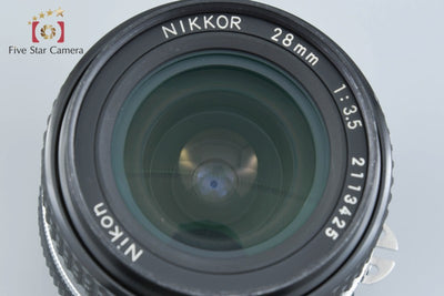 [Used] Nikon Ai-S NIKKOR 28mm f/3.5