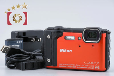 【中古】Nikon ニコン COOLPIX W300 オレンジ コンパクトデジタルカメラ