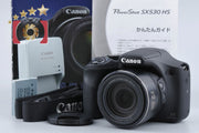 【中古】Canon キヤノン PowerShot SX530 HS ブラック コンパクトデジタルカメラ 元箱付き