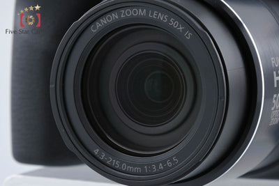 【中古】Canon キヤノン PowerShot SX530 HS ブラック コンパクトデジタルカメラ 元箱付き