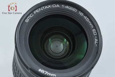 [Used] PENTAX SMC DA 16-45mm f/4 ED AL