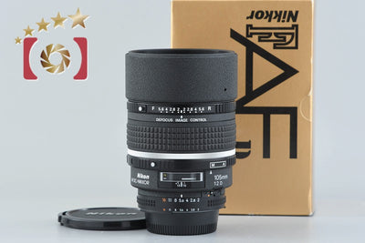 [Used] Nikon AF DC NIKKOR 105mm f/2 D with Original Box