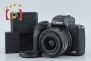 [Used] Canon EOS Kiss M2 EF-M 15-45 IS STM Lens Kit Black