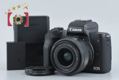 [Used] Canon EOS Kiss M2 EF-M 15-45 IS STM Lens Kit Black