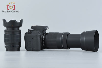 [Used] Canon EOS Kiss X8i Double Zoom Kit - Low Shutter Count
