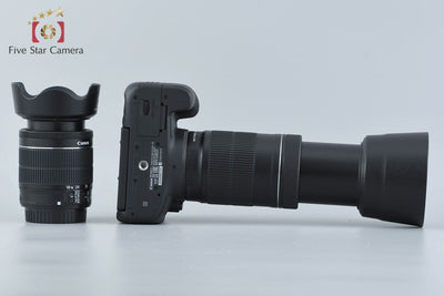 [Used] Canon EOS Kiss X8i Double Zoom Kit - Low Shutter Count