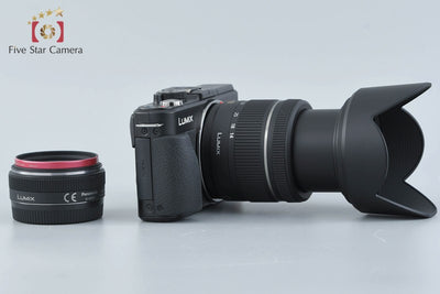 Used: Panasonic LUMIX DMC-GX1 Double Lens Kit Esprit Black, Low Shutter Count, Original Box Included