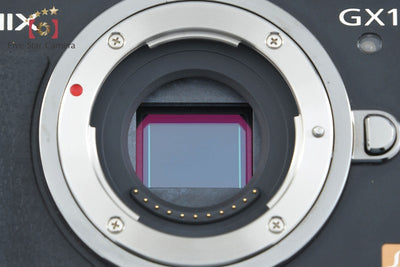Used: Panasonic LUMIX DMC-GX1 Double Lens Kit Esprit Black, Low Shutter Count, Original Box Included