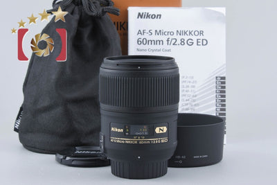 [Used] Nikon AF-S MICRO NIKKOR 60mm f/2.8 G ED with original box