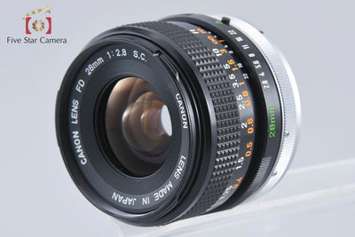 【Used】Canon FD 28mm f/2.8 S.C.