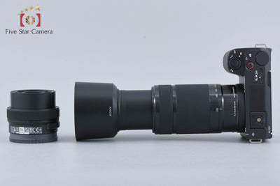 [Used] SONY Sony α VLOGCAM ZV-E10 II Double Zoom Lens Kit Black with Original Box