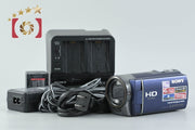 [Used] SONY Handycam HDR-CX180 Blue Video Camera