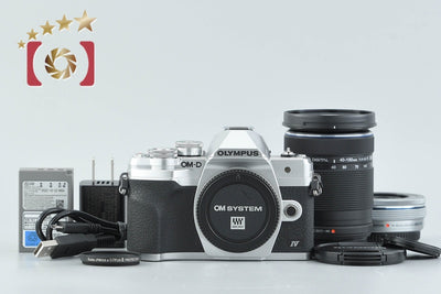 [Used] OLYMPUS OM-D E-M10 Mark IV EZ Double Zoom Kit Silver - Low Shutter Count