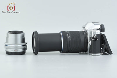 [Used] OLYMPUS OM-D E-M10 Mark IV EZ Double Zoom Kit Silver - Low Shutter Count