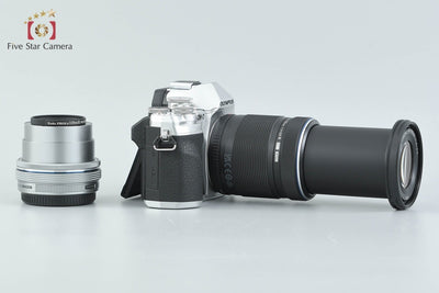 [Used] OLYMPUS OM-D E-M10 Mark IV EZ Double Zoom Kit Silver - Low Shutter Count