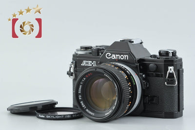 [Used] Canon AE-1 Black + FD 50mm f/1.4 S.S.C.