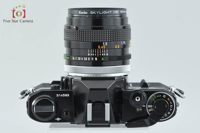 [Used] Canon AE-1 Black + FD 50mm f/1.4 S.S.C.