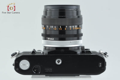 [Used] Canon AE-1 Black + FD 50mm f/1.4 S.S.C.