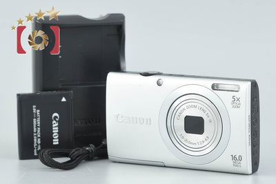 [Used] Canon PowerShot A2400 IS Silver Compact Digital Camera