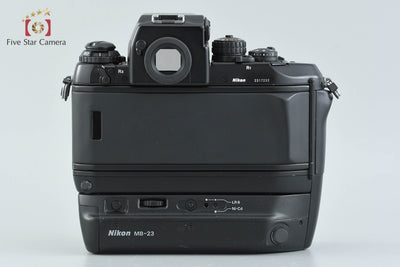 [Used] Nikon F4E Film SLR Camera + MB-23 Multi-Power Battery Pack with Original Box