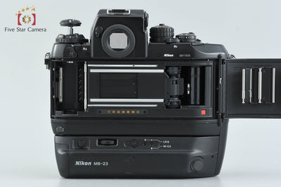 [Used] Nikon F4E Film SLR Camera + MB-23 Multi-Power Battery Pack with Original Box