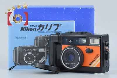 [Used] Nikon L35 AW AD Orange Compact Film Camera with Original Box
