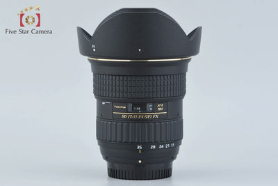 [Used] Tokina AT-X PRO SD 17-35mm f/4 IF FX ASPHERICAL for Nikon