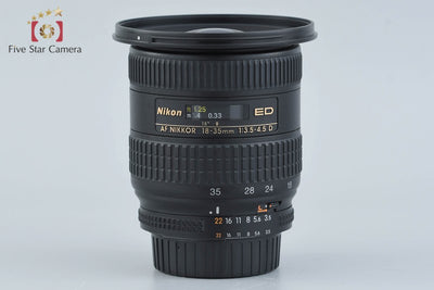 [Used] Nikon AF NIKKOR 18-35mm f/3.5-4.5 D ED