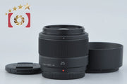 [Used] Panasonic LUMIX G 25mm f/1.7 ASPH. H-H025 Black