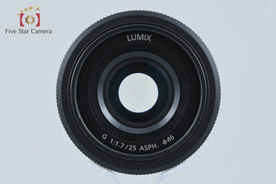 [Used] Panasonic LUMIX G 25mm f/1.7 ASPH. H-H025 Black