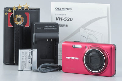 [Used] OLYMPUS Olympus STYLUS VH-520 Red Compact Digital Camera